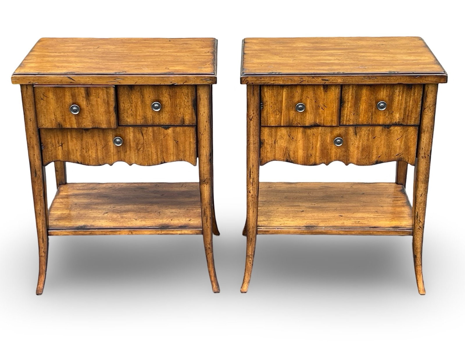 Mahogany Bedside Tables By Uttermost (1 of 7)