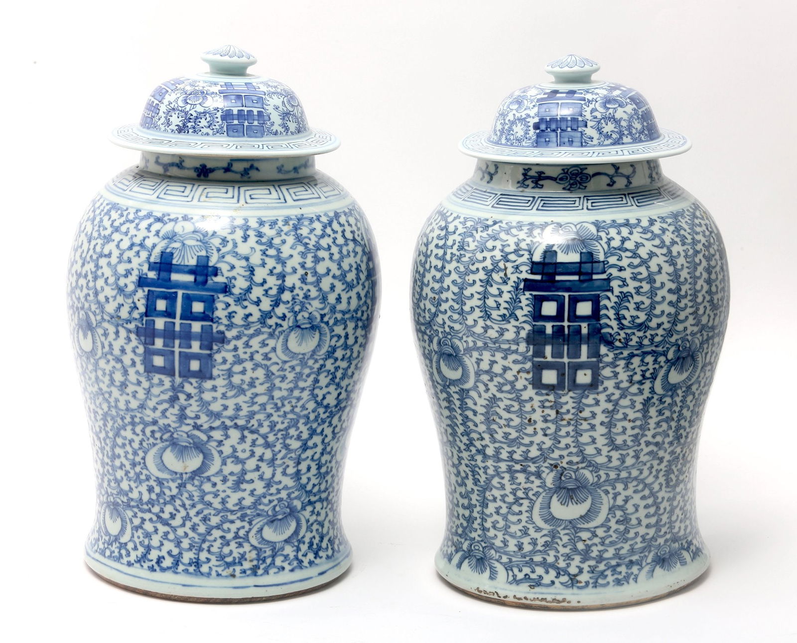 Blue And White Asian Ginger Jars (1 of 13)