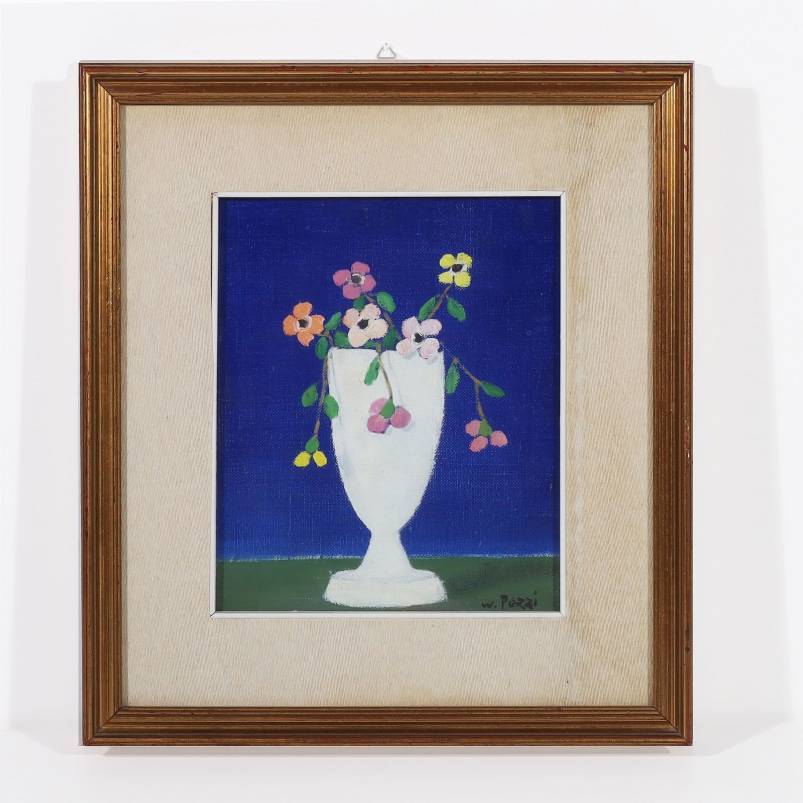 POZZI WALTER WALTER POZZI-Natura Morta: Oil on canvasSigned lower right Signature on the backLucariello Arioli Collection Private collection, Milancm 30 x 25