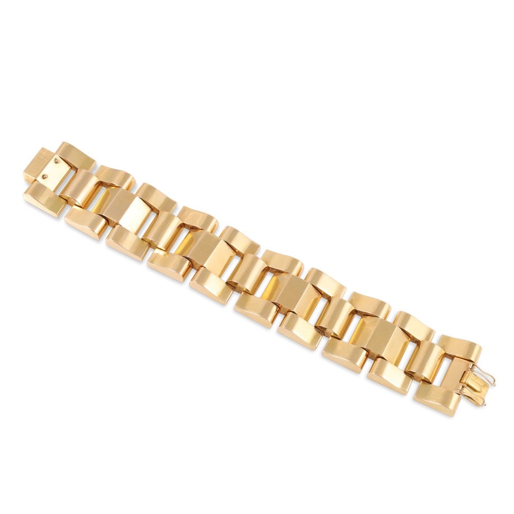 18KT GOLD TANK BRACELET (1 of 1)