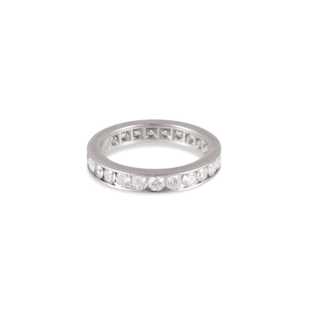 PLATINUM RING SET WITH DIAMONDS, BY HARRY WINSTON (1 of 1)