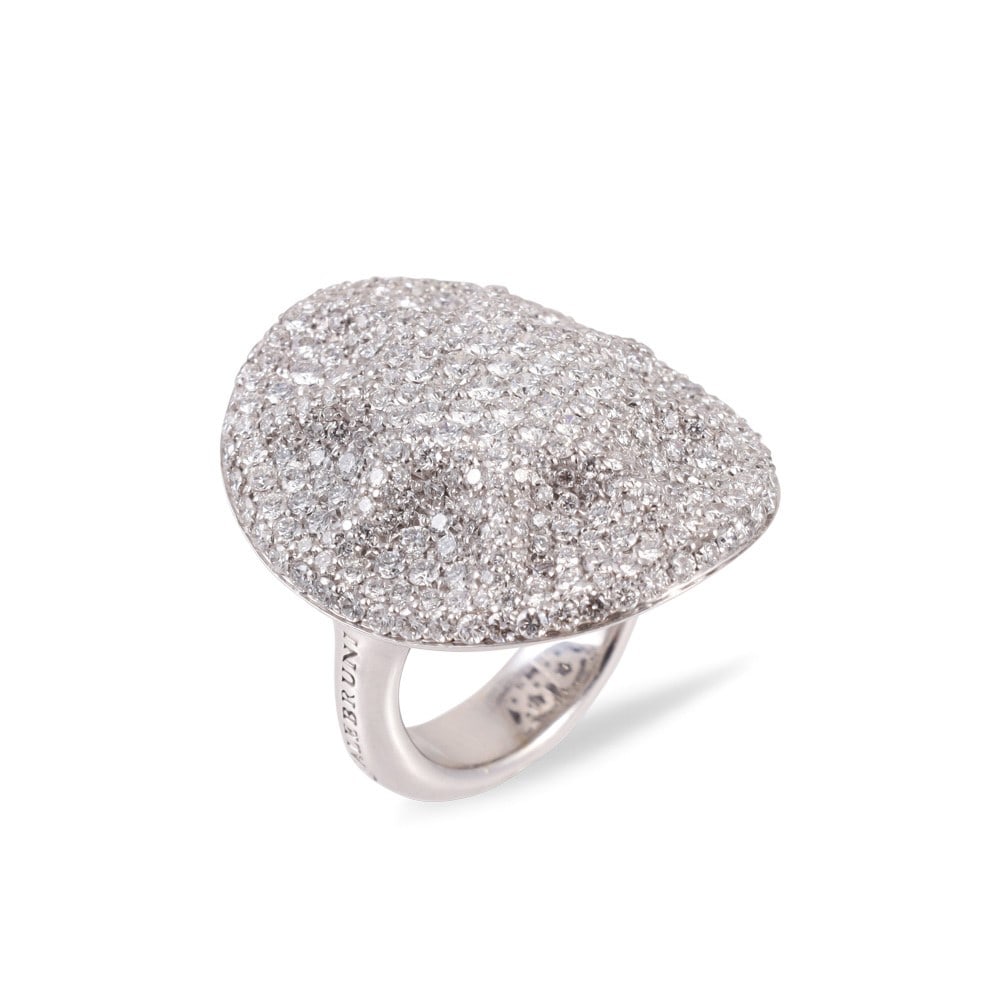 * 18KT GOLD RING SET WITH DIAMONDS, BY PASQUALE BRUNI (1 of 2)