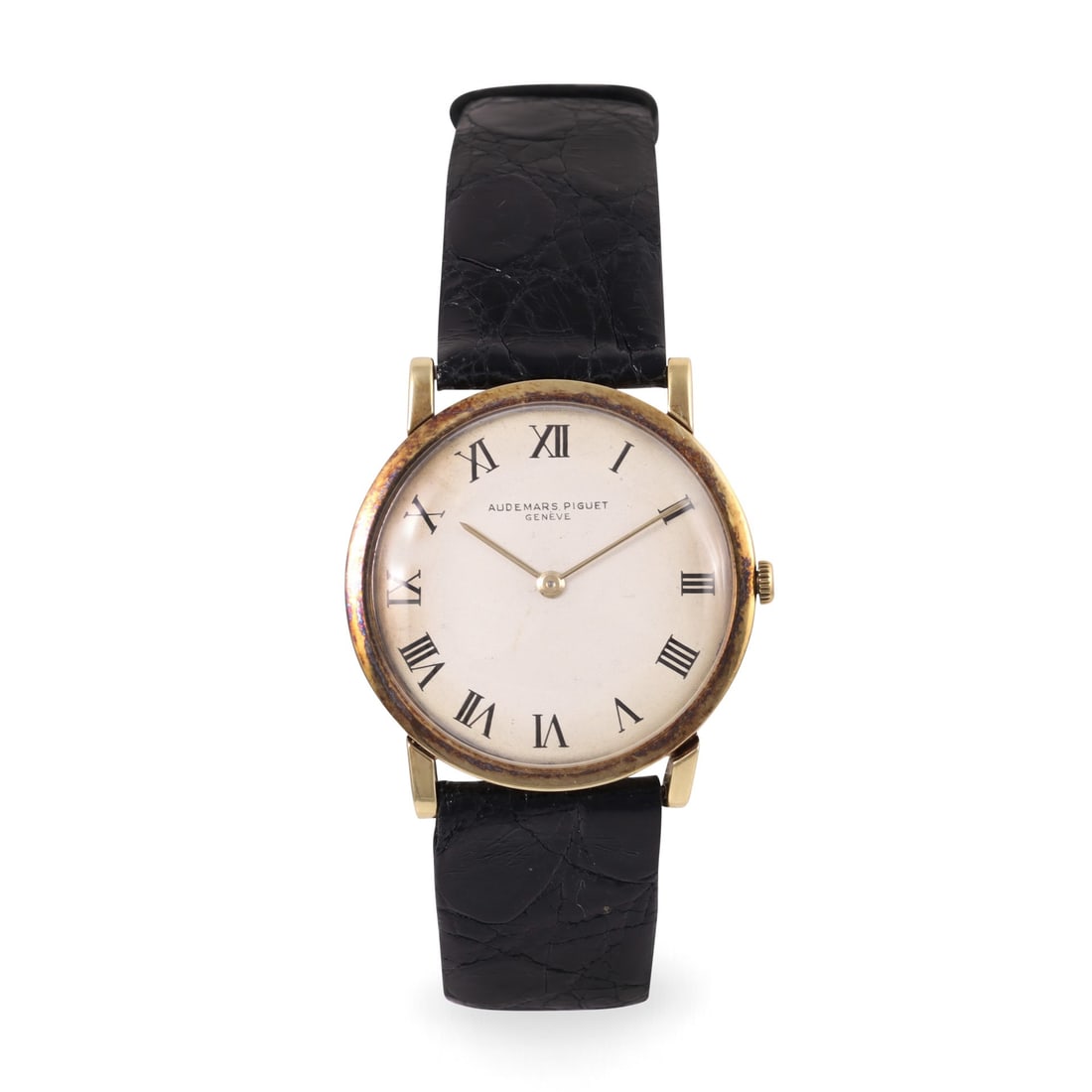 Audemars Piguet: Audemars Piguet Fine and thin, 18K yellow gold wristwatch Made circa 1960, case and movement signed DIAM: 36 mm