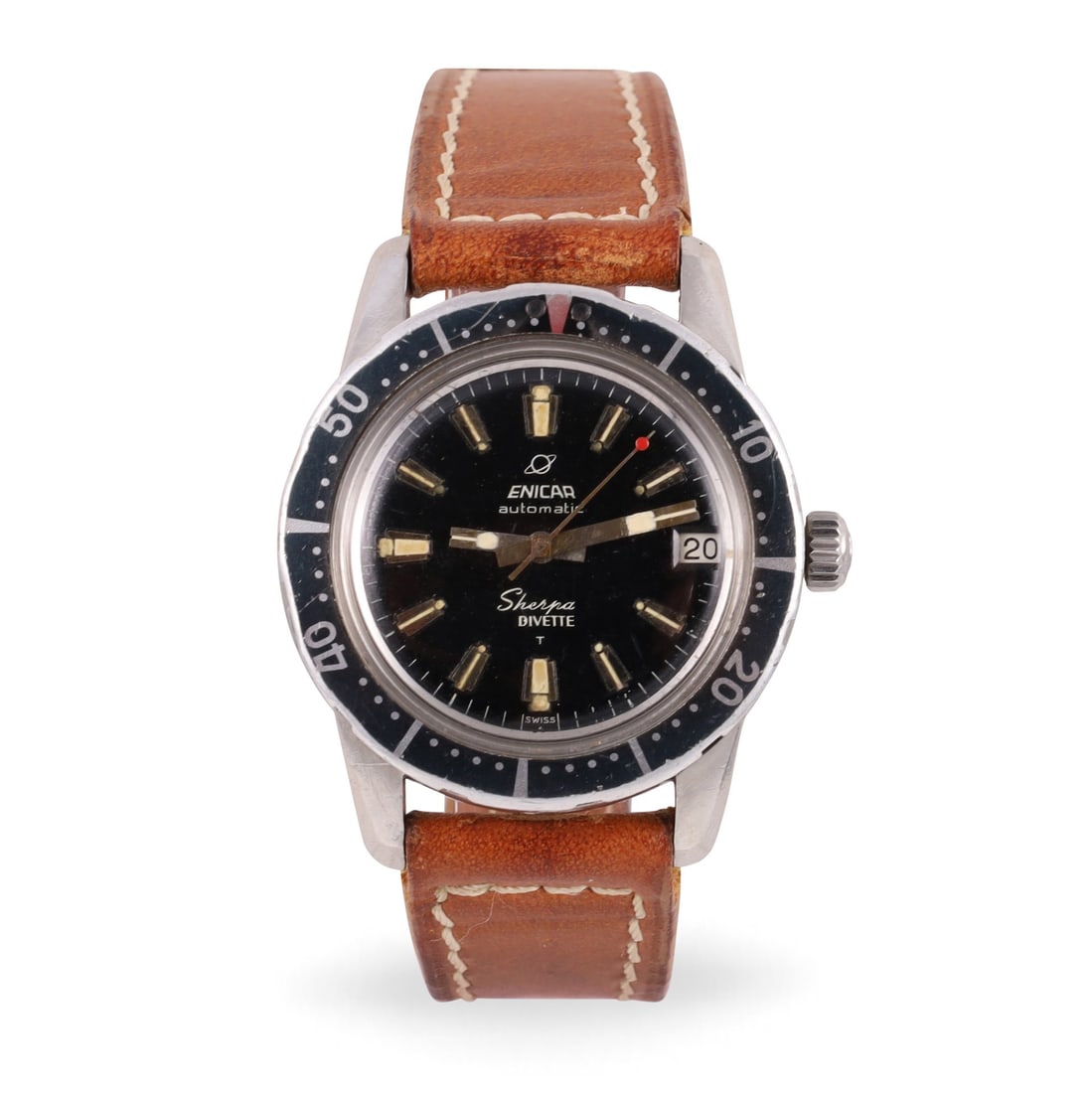 Enicar: Enicar Ref: 'Sherpa', 100/116 BaANXS Fine, self-winding, stainless steel wristwatch with date Made circa 1970 DIAM: 36 mm