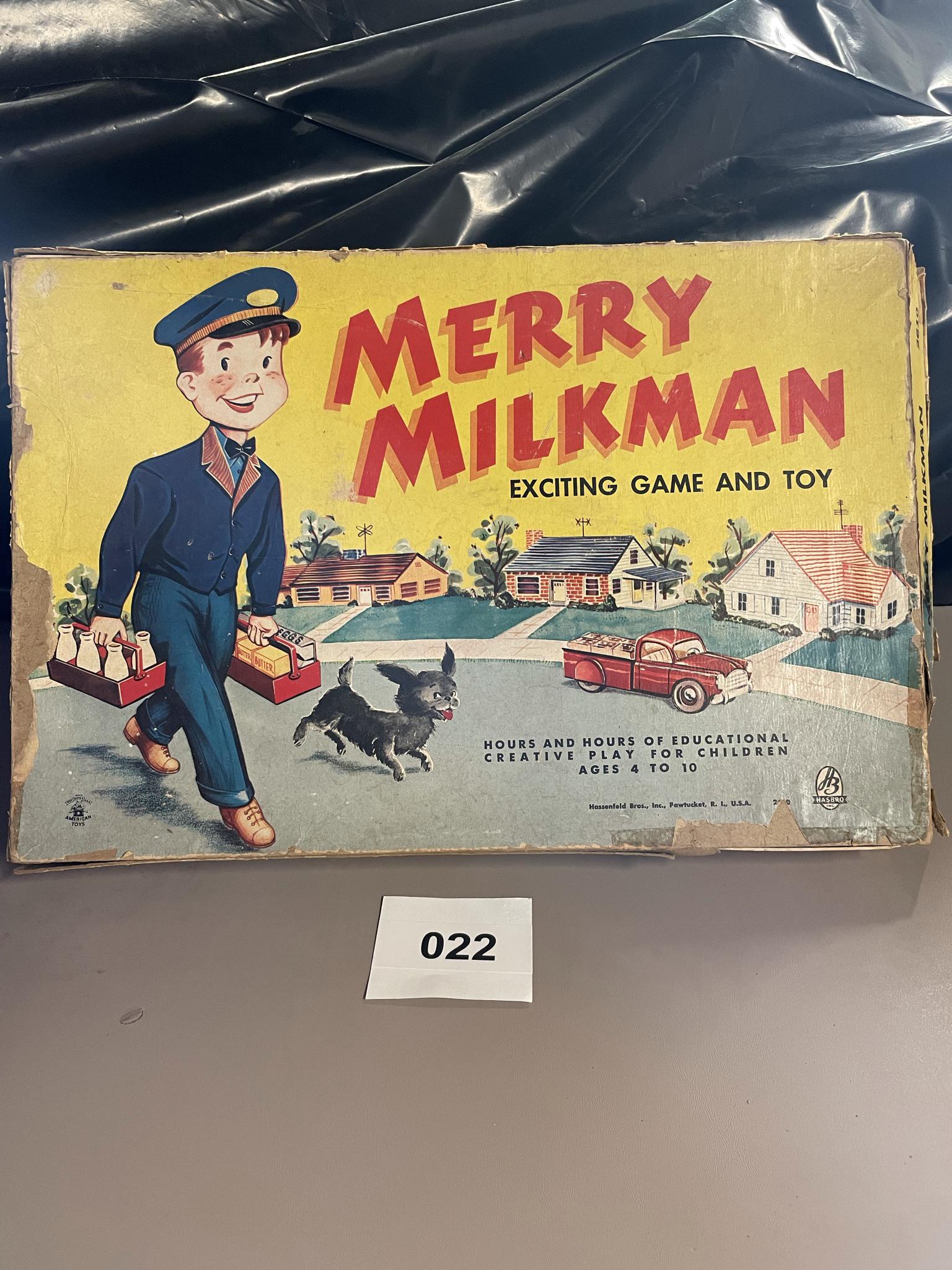 Merry Milkman Game by Hasbro,: Is complete. Never been used. Box shows some wear. Shipping is available.