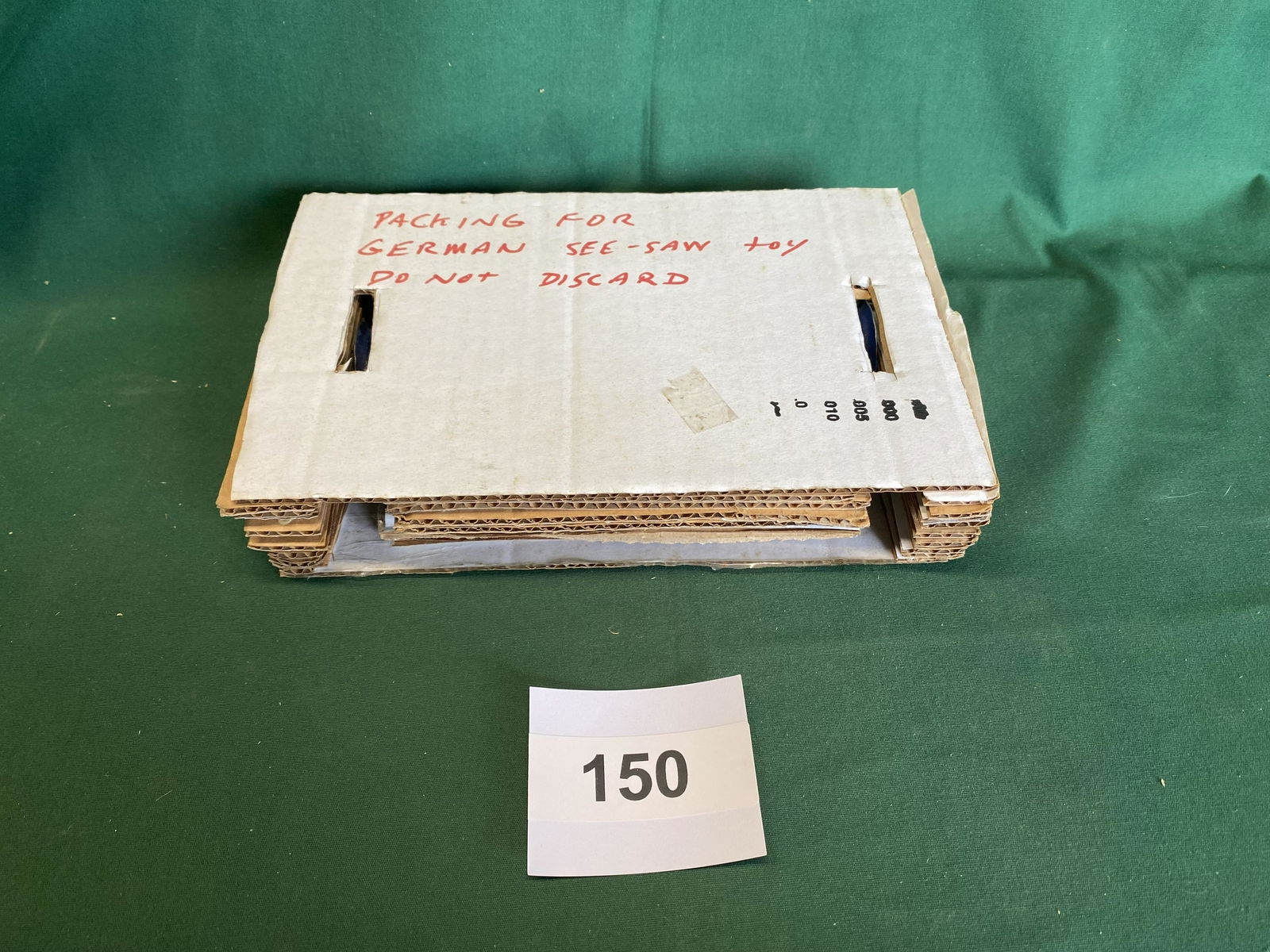 Early 1900's German tin seesaw toy (1 of 3)