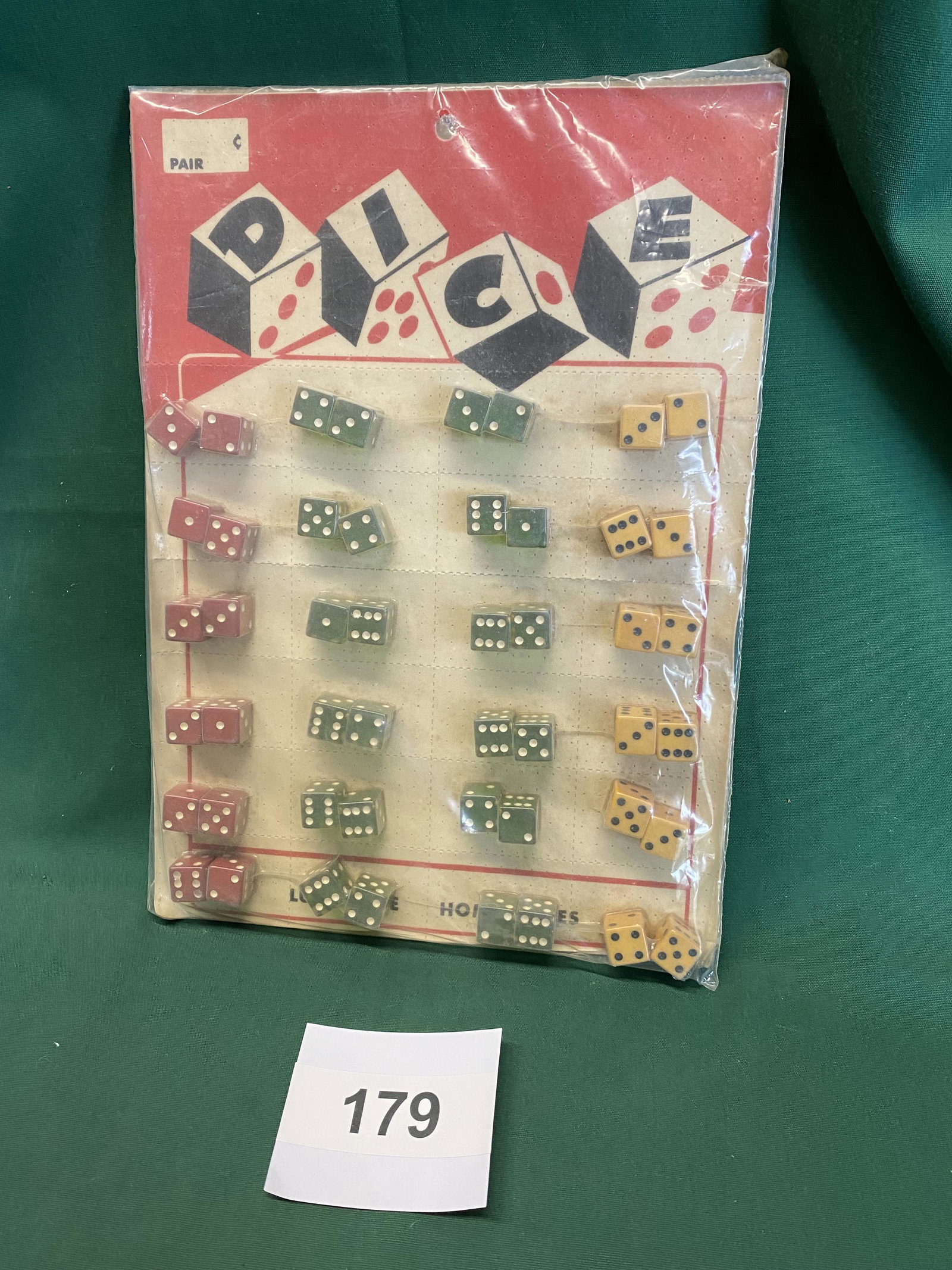 Store display of 24 Dice: Never been used. Shipping is available.