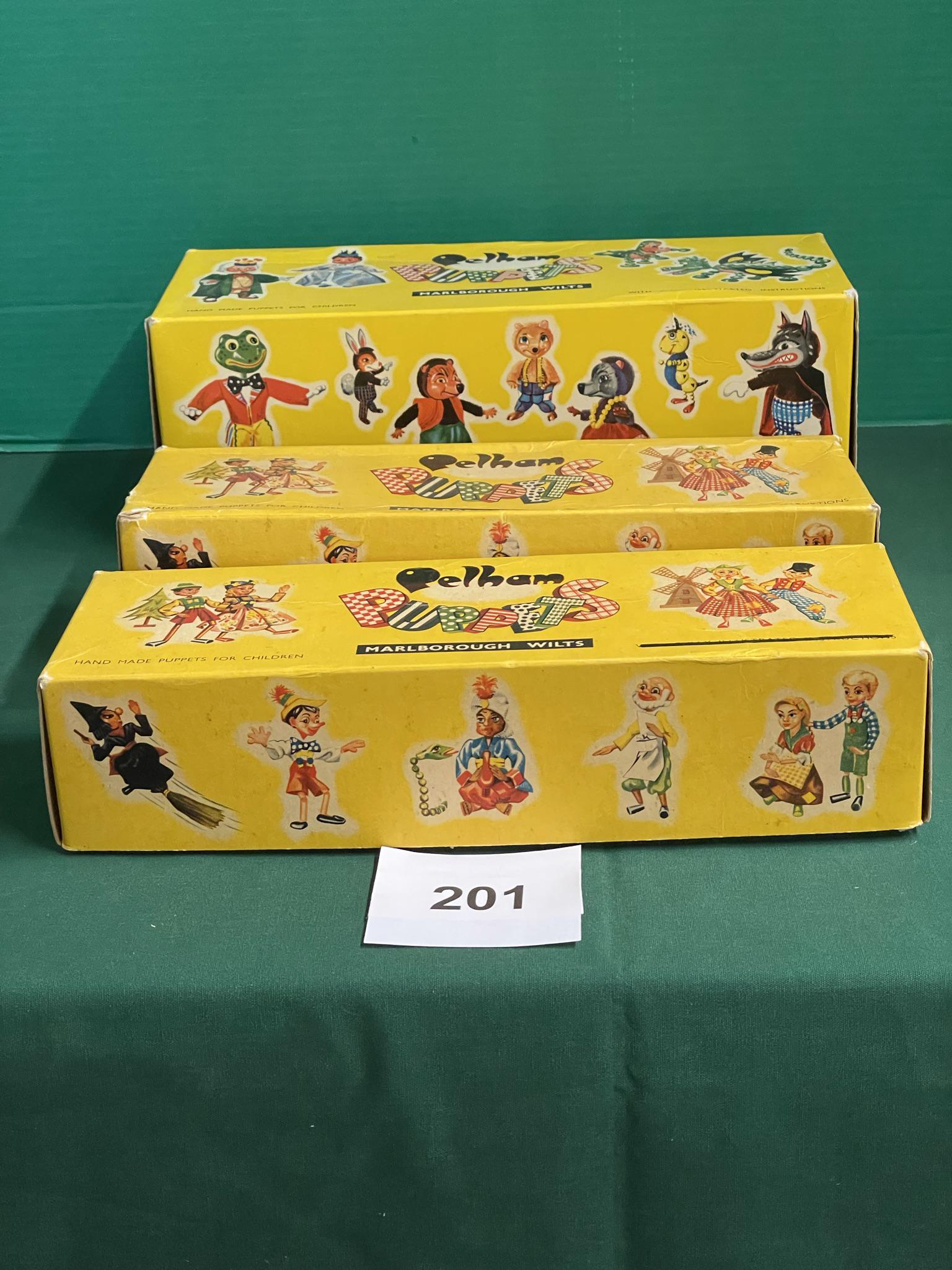 Set of 3 Pelham puppets from England (1 of 7)