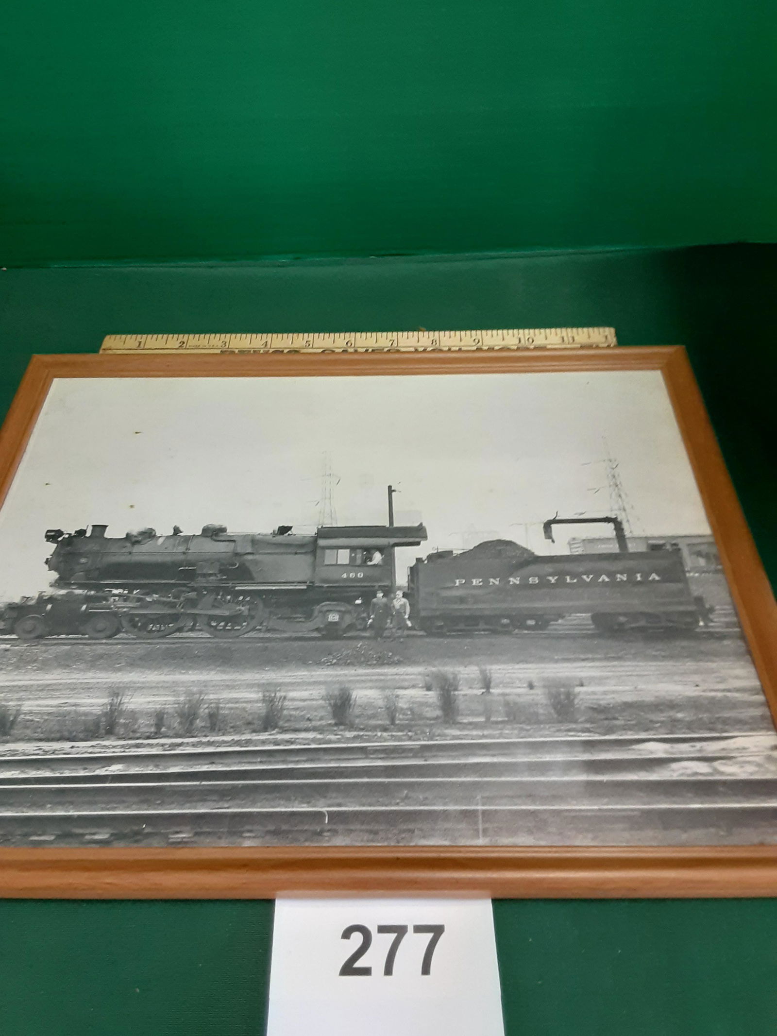 Framed Train Photo Pennsylvania Engine 460 (1 of 4)