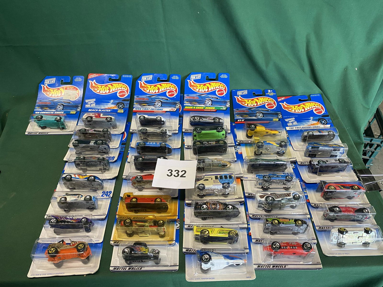 36 Hot Wheels vehicles: In seal boxes. Shipping is available.