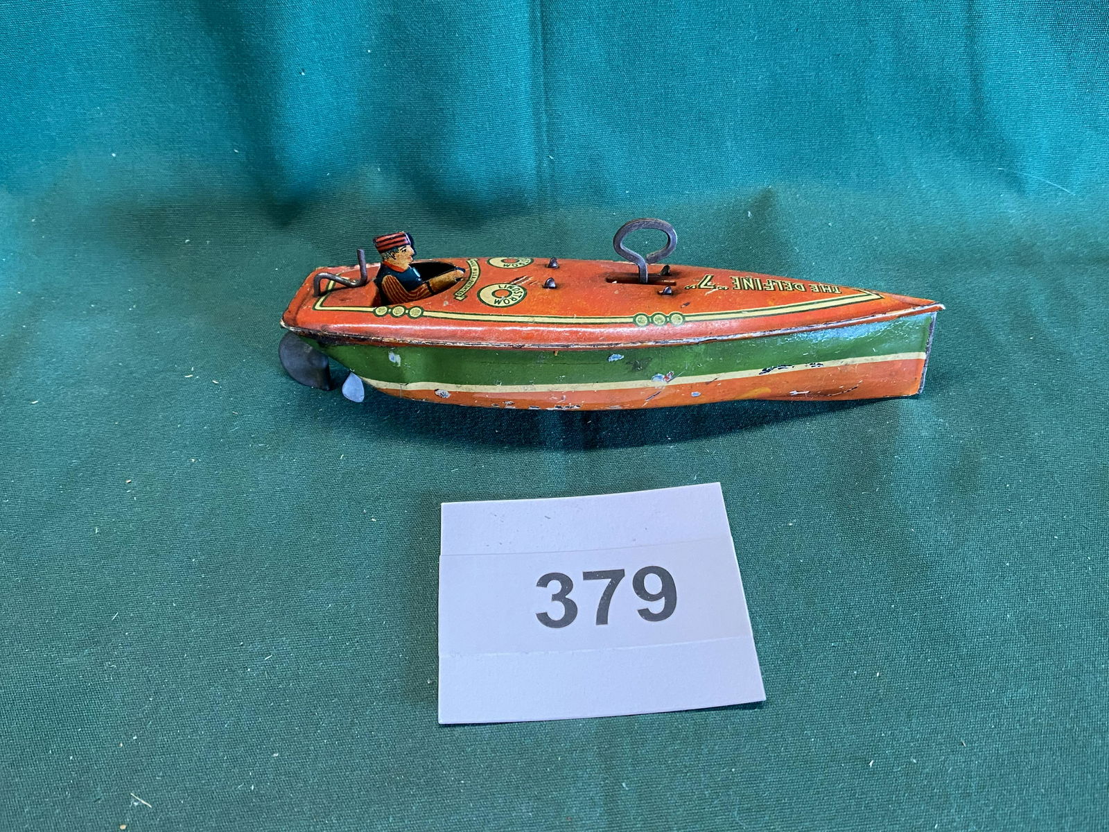 Lindstrom Felipe wind up tin litho boat (1 of 7)