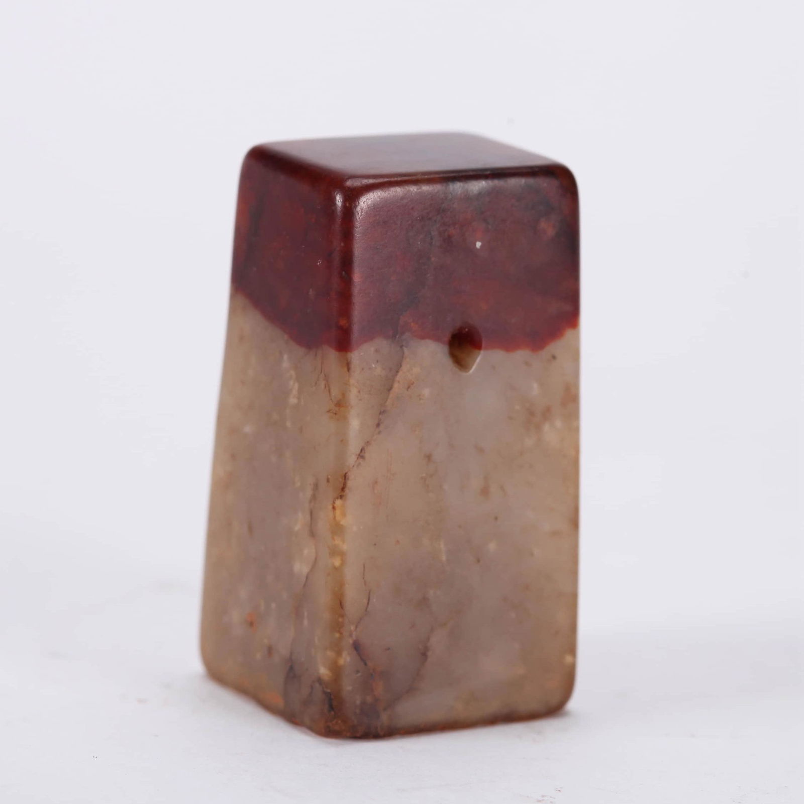 Carved Shoushan Stone Rectangular Seal (1 of 5)