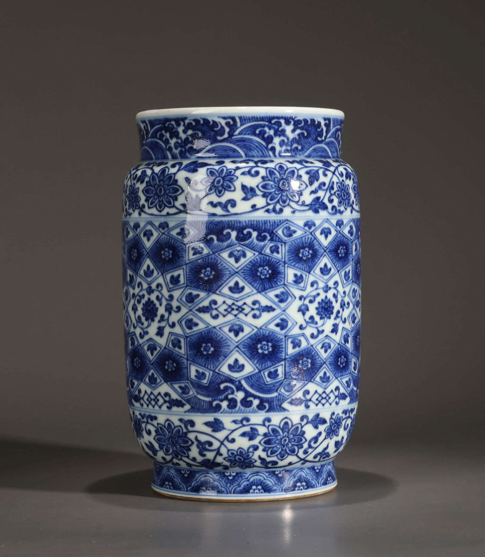 Blue and White Flower Jar (1 of 9)