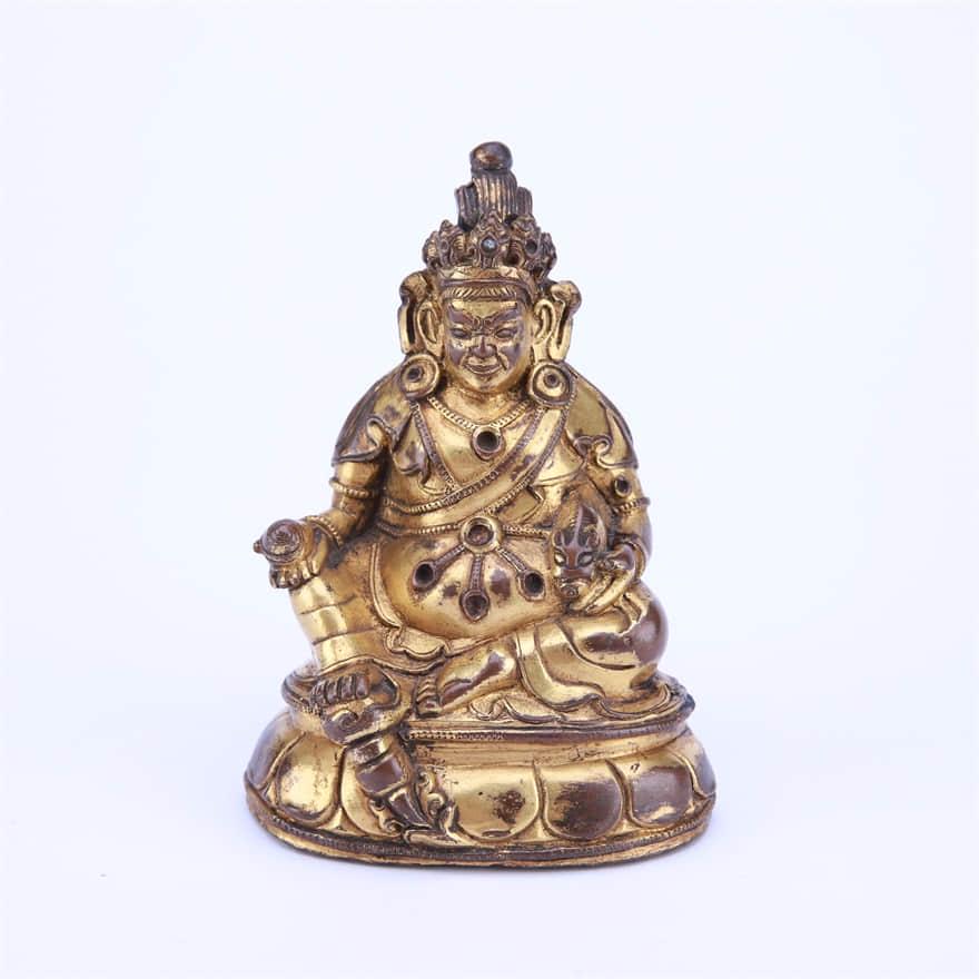 Gilt-bronze Figure of Yellow Jambhala (1 of 5)