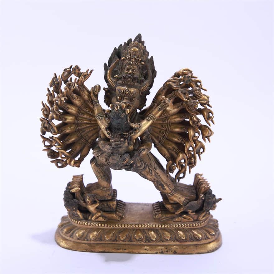 Gilt-bronze Figure of Yamantaka (1 of 8)