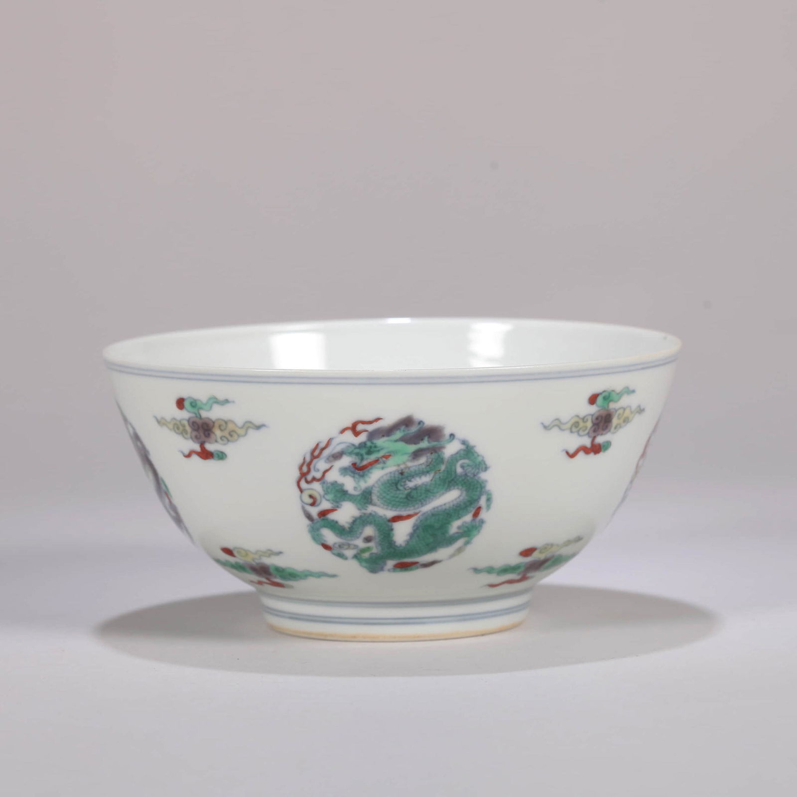 Doucai Glaze Dragon Bowl (1 of 6)