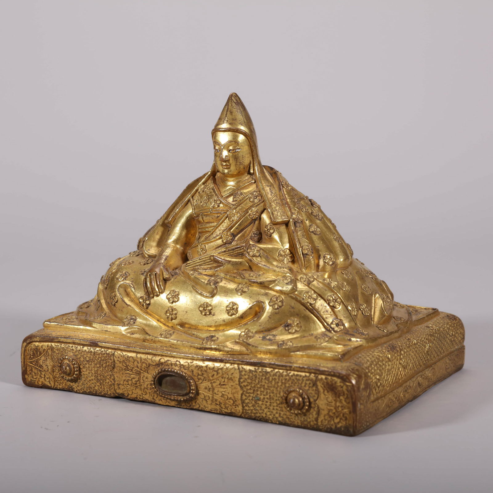 Gilt-bronze Figure of Guru (1 of 6)