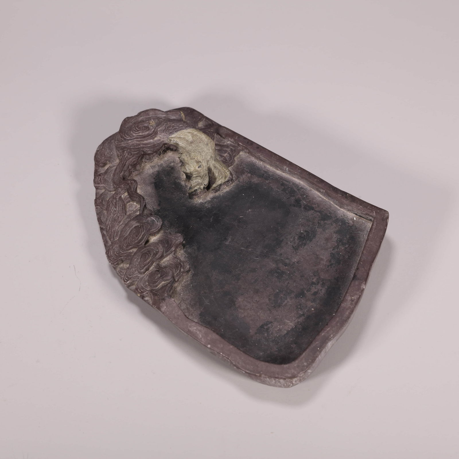 Carved Duan Dragon and Cloud Ink Slab (1 of 5)