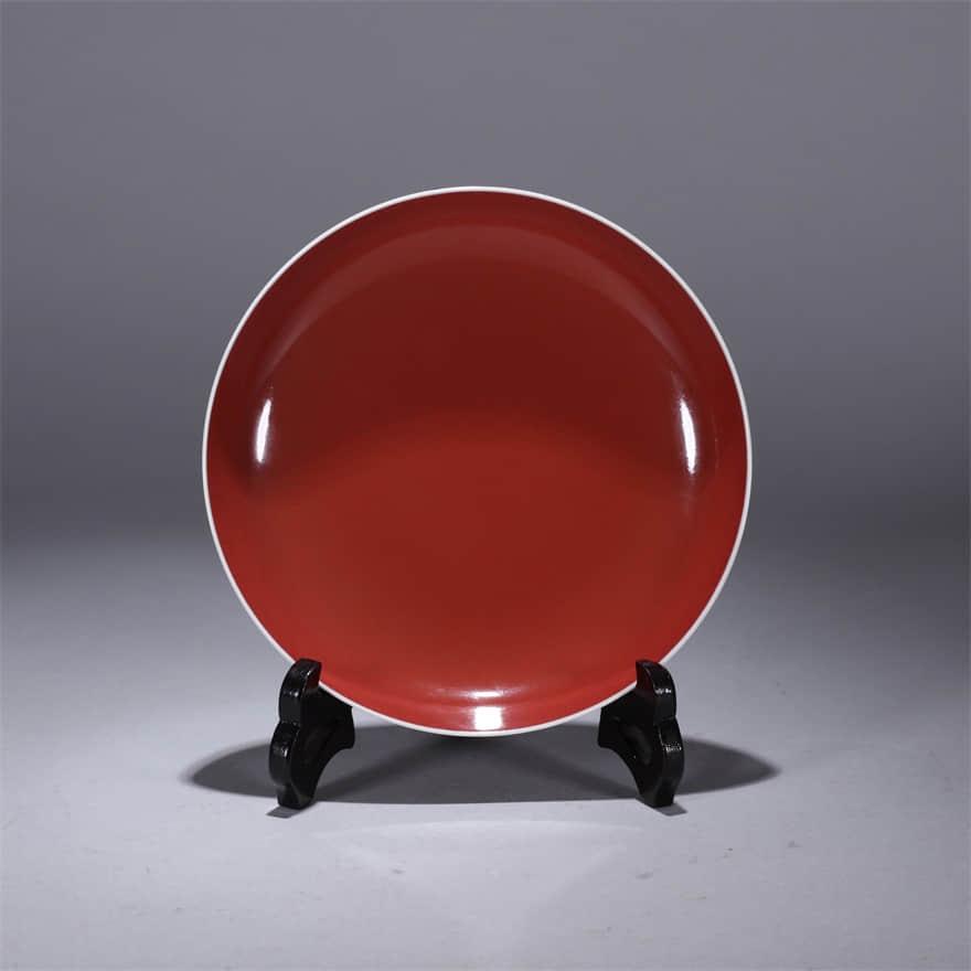 Sacrificial Red Glaze Plate (1 of 7)