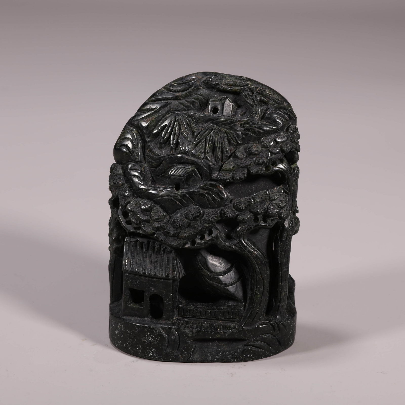 Carved Jasper Jade Landscape Boulder (1 of 6)