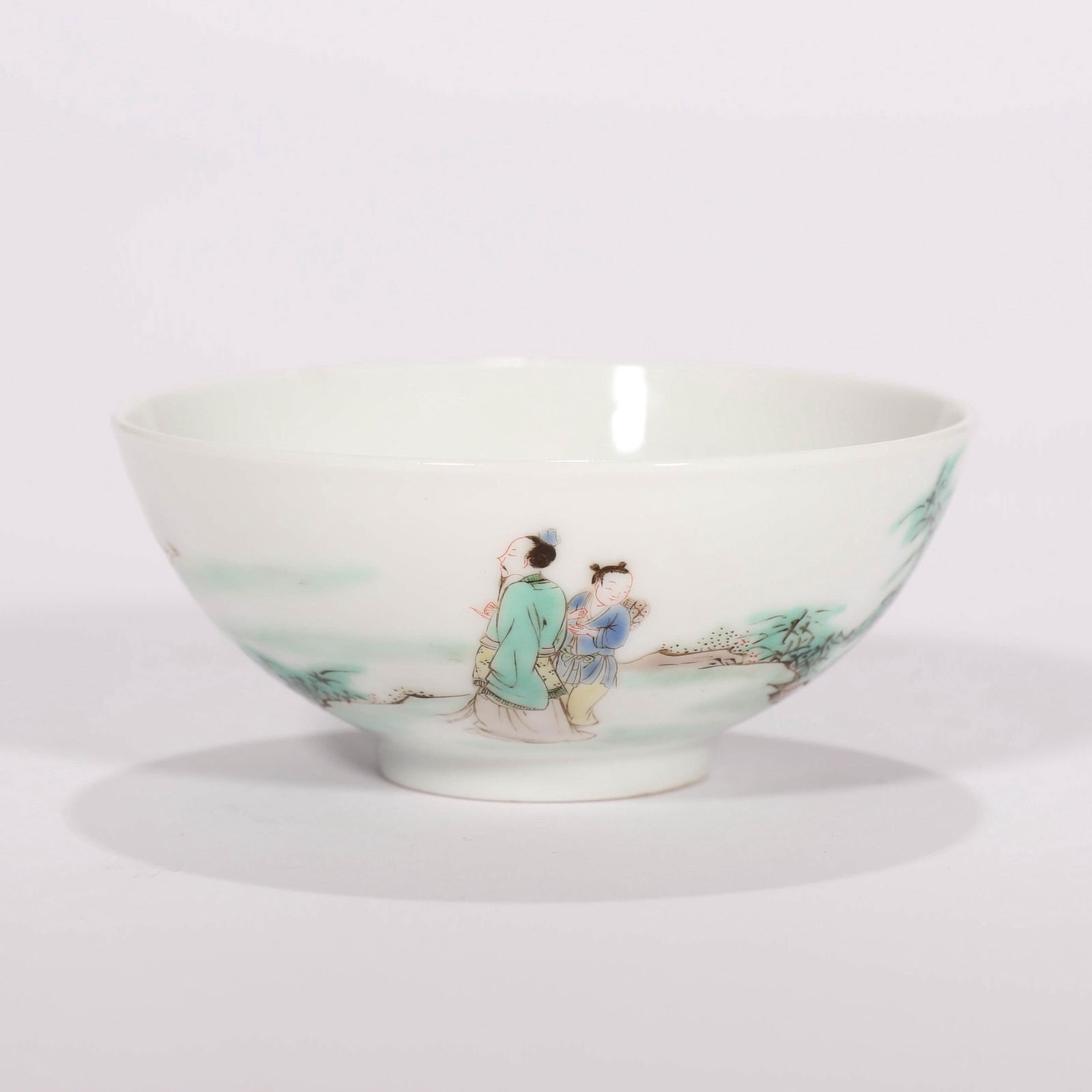 Wucai Glaze Scholars Bubble Bowl (1 of 6)