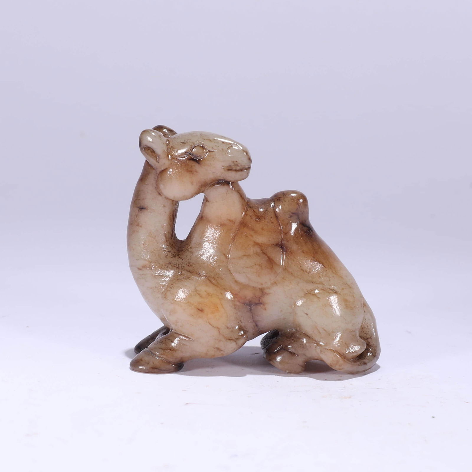 Carved Jade Bactria Camel Ornament (1 of 5)
