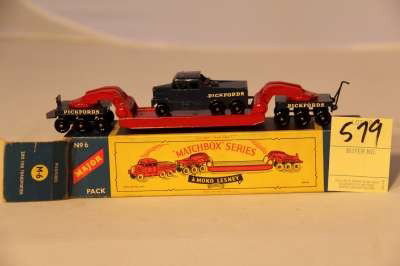 MATCHBOX M-6 200 TOW TRANSPORTER PICKFORDS W/ TRUC: MATCHBOX M-6 200 TOW TRANSPORTER PICKFORDS W/ TRUCK