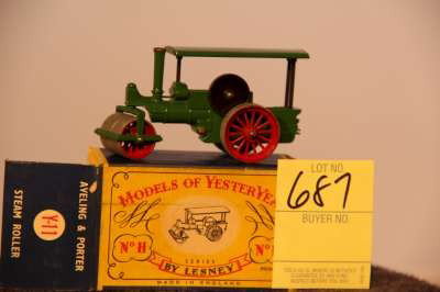 MATCHBOX # 11 AVELING-PORTER STEAM ROLLER: MATCHBOX # 11 AVELING-PORTER STEAM ROLLER