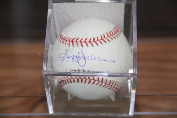 Reggie Jackson Baseball "Mr. October" autograph: Reggie Jackson (HOF, Mr. October" autograph on official MLB baseball with COA from PSA/DNA.