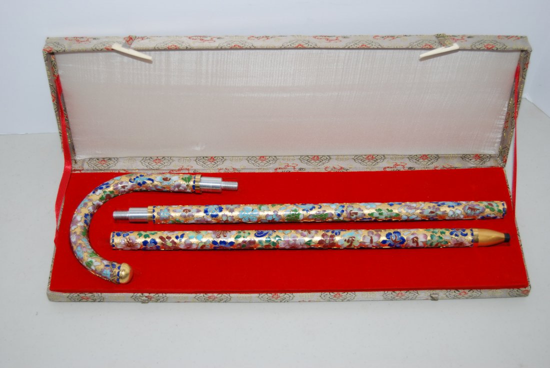 Oriental Cloisonne Cane (1 of 3)