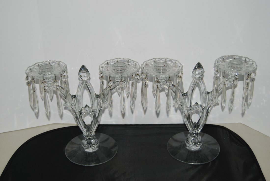 Pair of Heisey Candelabras (1 of 2)
