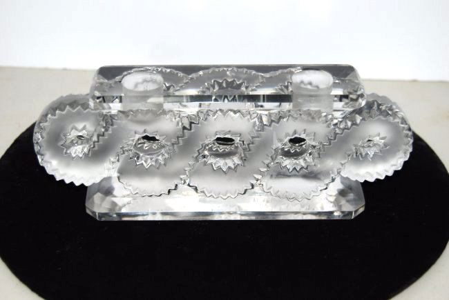 Lalique "Auriac Candle Holder (1 of 3)