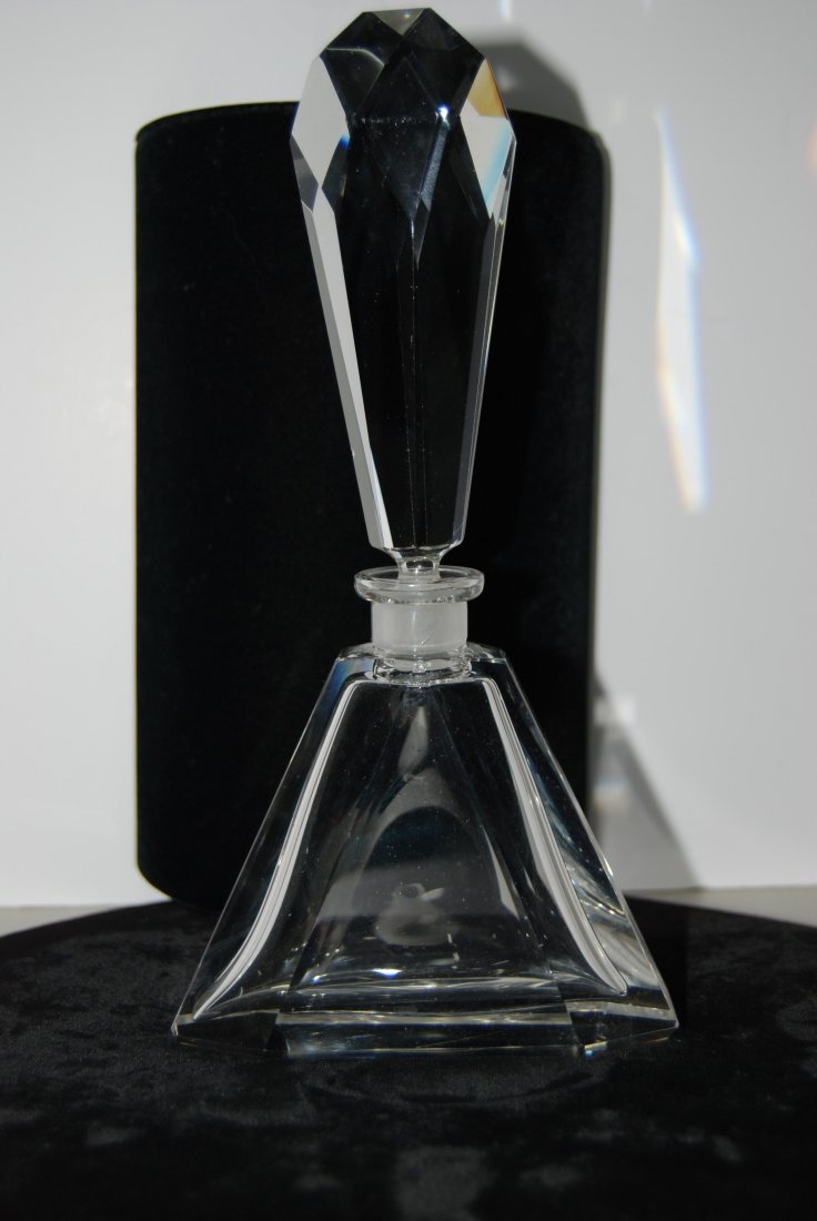 Crystal Prism Cut Large Perfume Bottle (1 of 2)