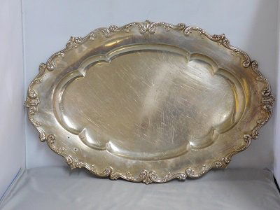 Sterling Silver Serving Platter (1 of 2)