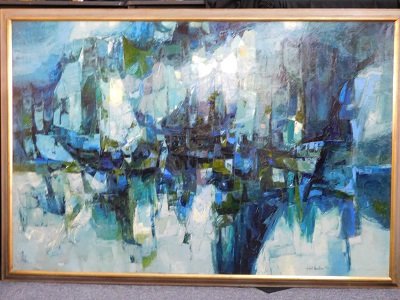 Signed Hubert Shuptrine Oil on Canvas Titled "Tall (1 of 2)