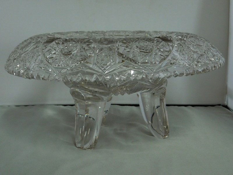 Cut Crystal Centerpiece Bowl (1 of 2)