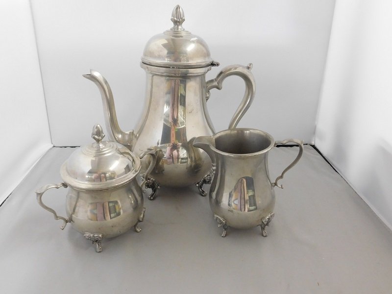 Colonial Pewter Coffee/Tea Set by Boardman (1 of 1)