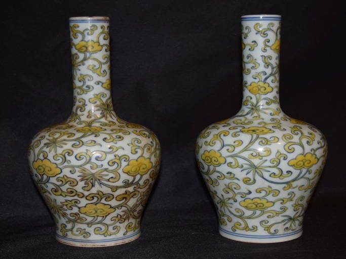 Chinese Long Neck Vases