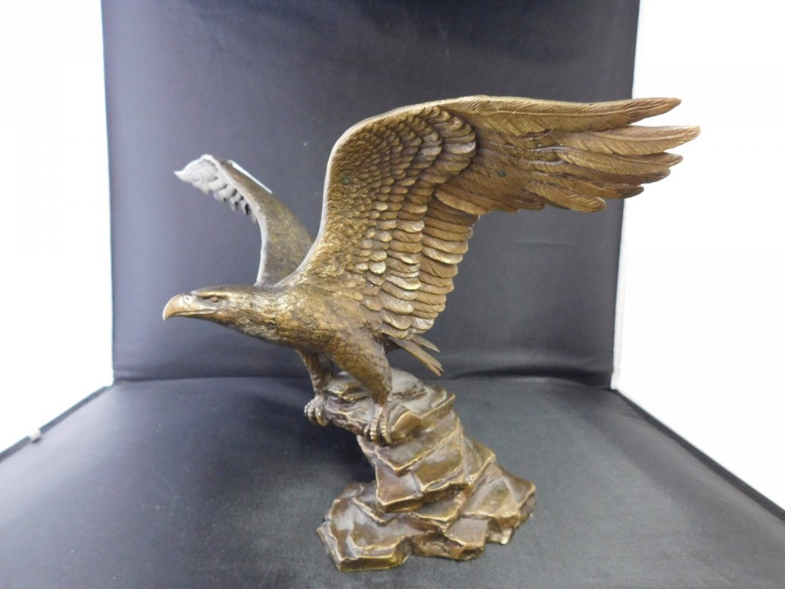 Bronze Eagle "Wings of Glory" by Ronald Van Ruyckevelt
