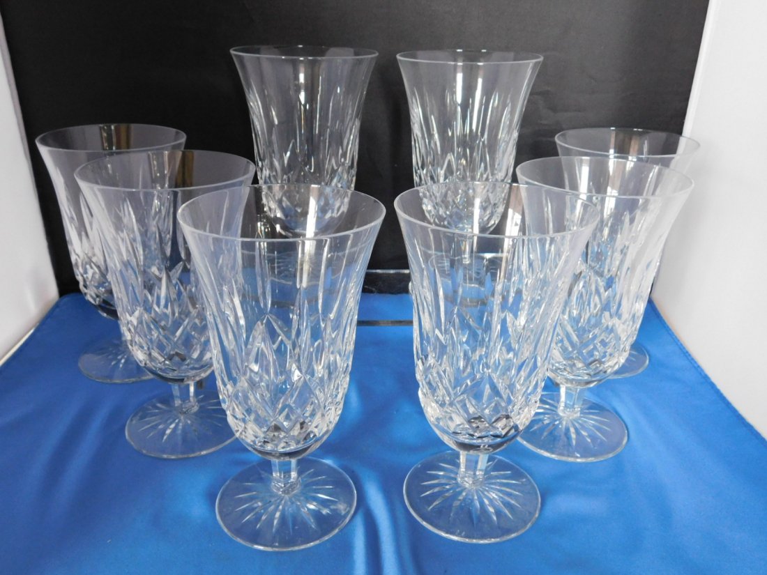 8 Waterford Lismore Ice Tea Glasses (1 of 3)
