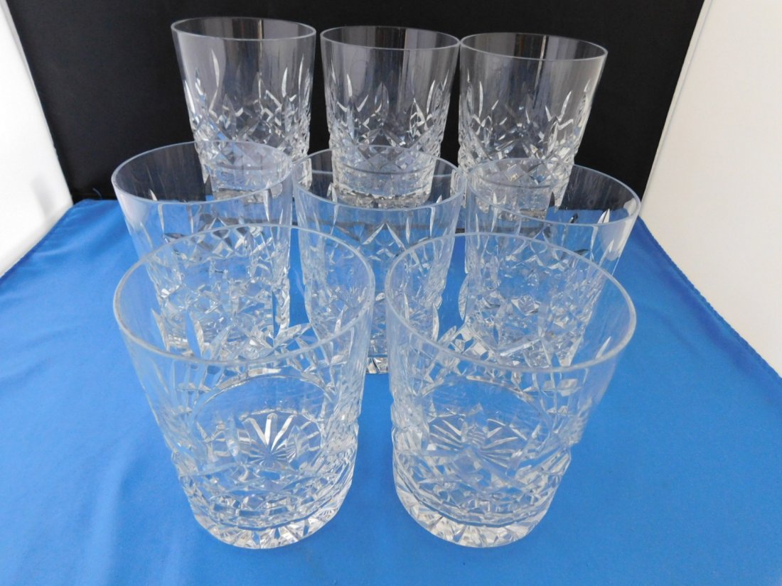 8 Waterford Lismore Old Fashion Crystal Glasses (1 of 2)
