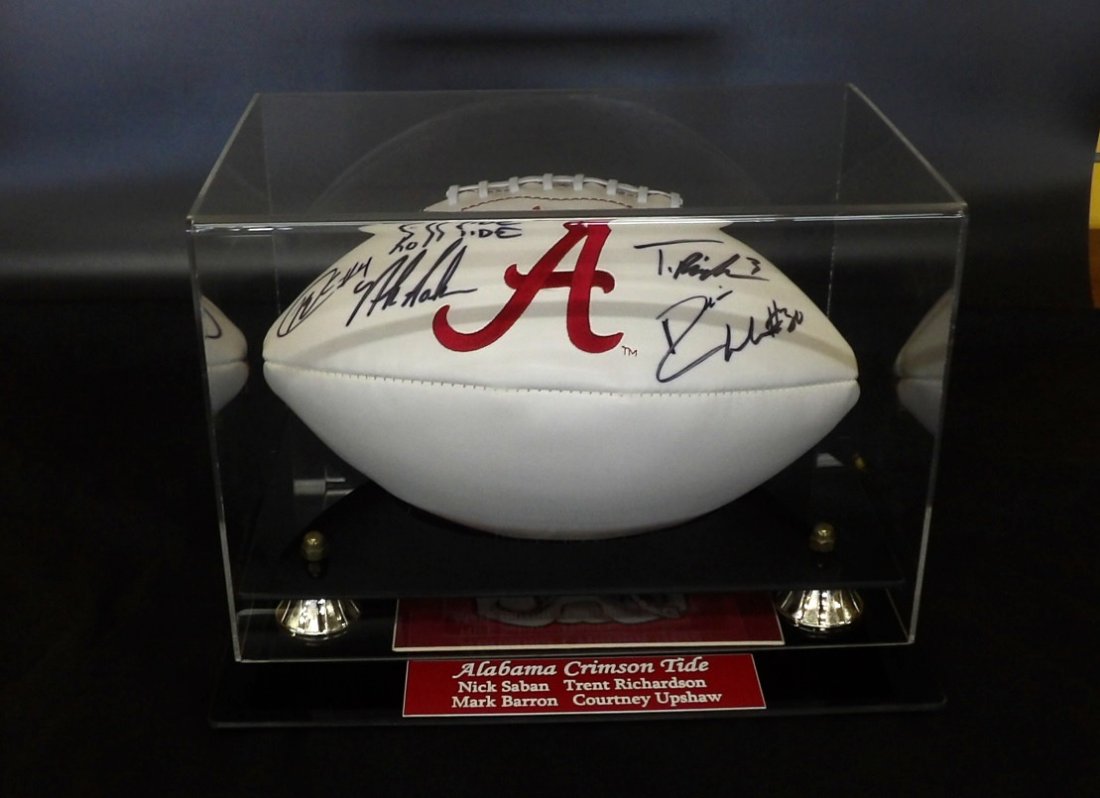 University of Alabama Crimson Tide Autographed Football (1 of 4)