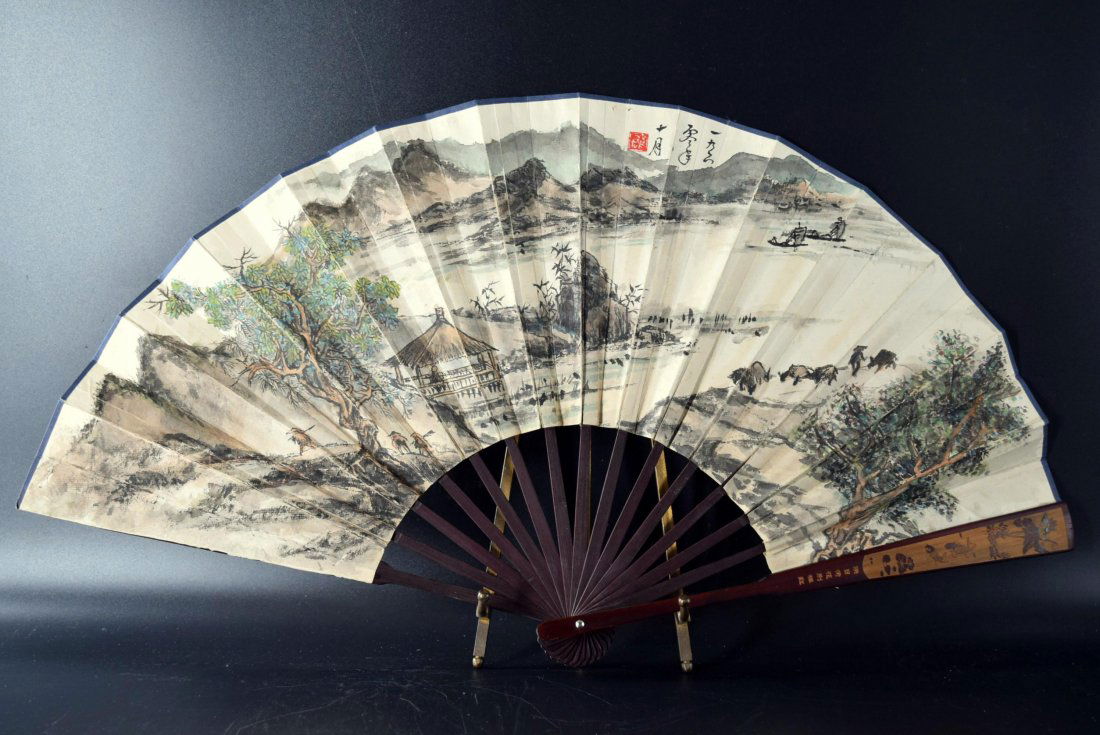 Chinese Painting Paper fan (1 of 5)