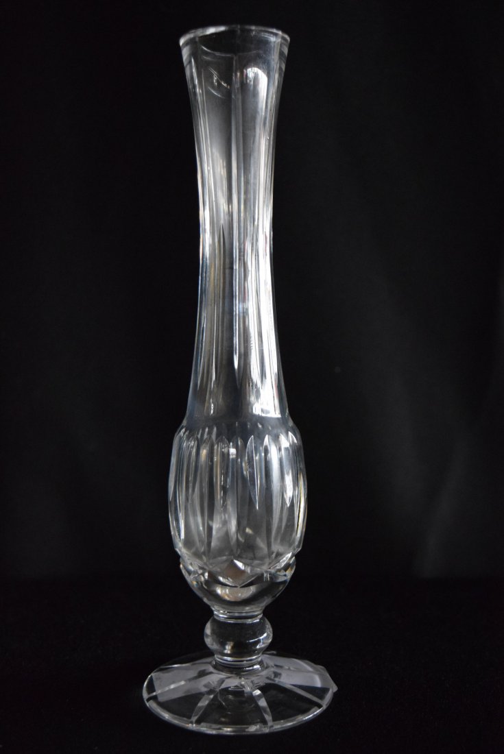 Waterford Crystal Bud Vase: Waterford Crystal Bud Vase. H 9 1/4"