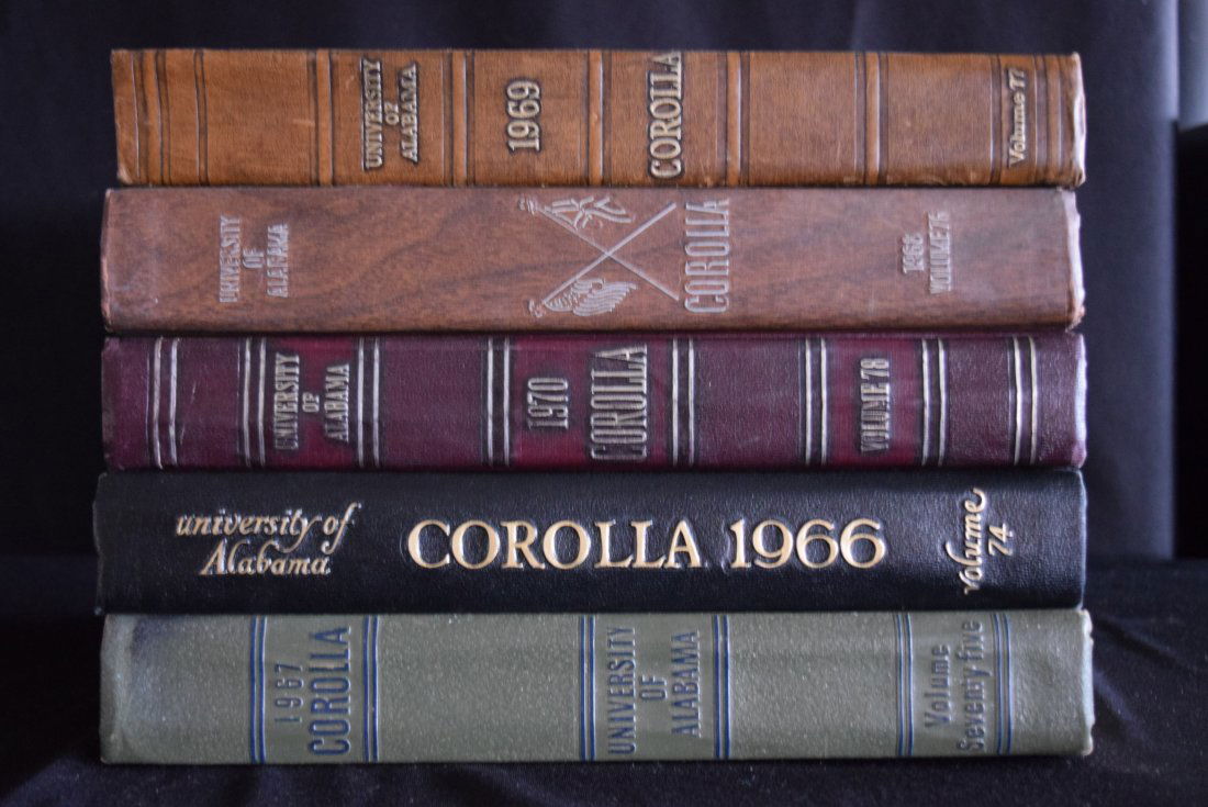 5 University of Alabama Old Books (1 of 2)