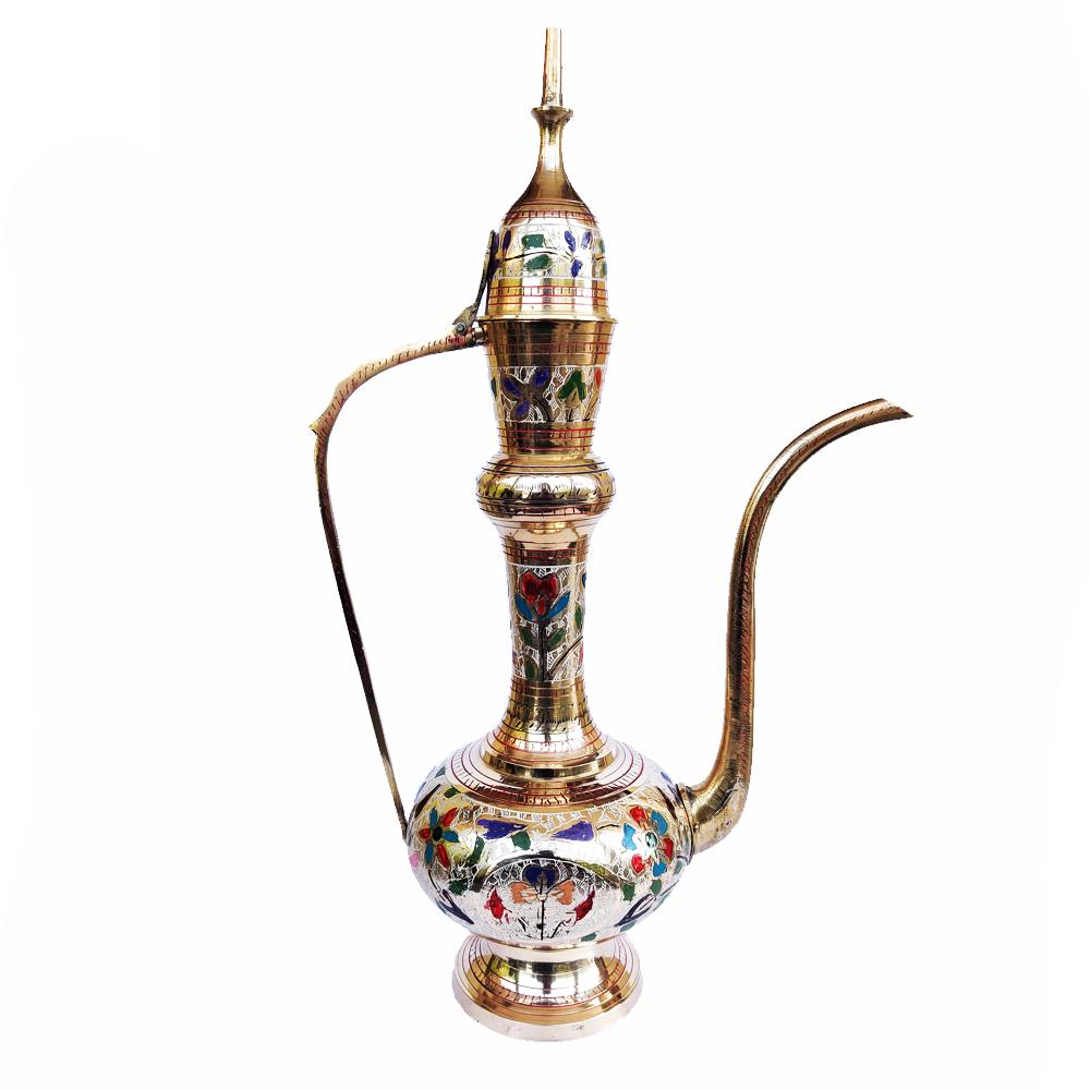 Brass Metal Royal Handcrafted Surahi 19" (1 of 4)