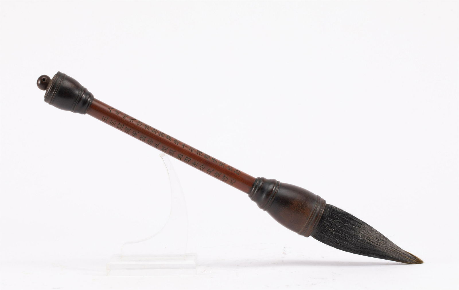 A CHINESE INSCRIBED WRITING BRUSH (1 of 7)