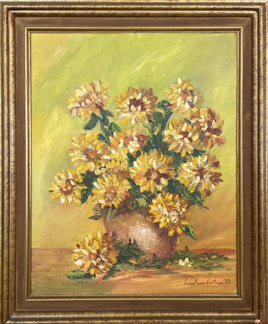 Cesar Buenaventura (1922 - 1983), Philippines: Artist Name: Cesar Buenaventura, Medium: oil on canvas, Date: 1969 Size: 16"x20" Image Size, Signature: Signed lower right, Provenance: Private Collection, Los Angeles California U.S.A., Questions:Inq