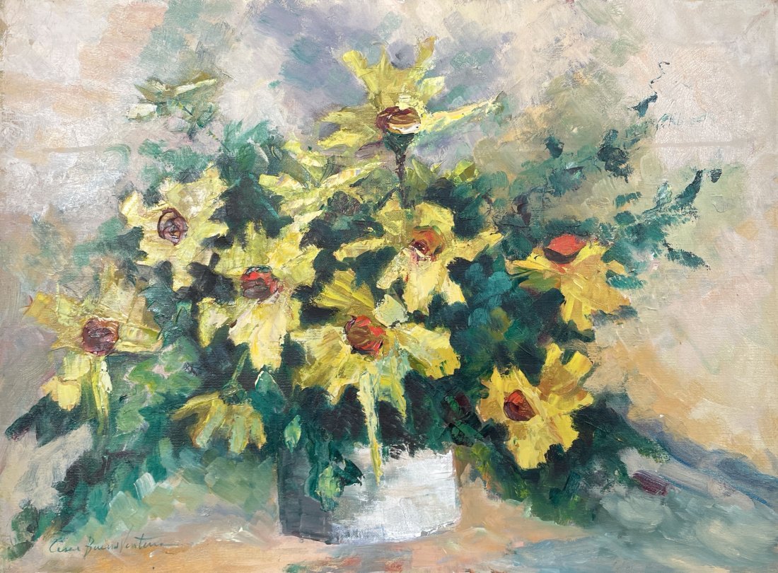 Cesar Buenaventura (1922 - 1983), Philippines: Artist Name: Cesar Buenaventura, Medium: oil on canvas, Date: Undated Size: 18"x24" Image Size, Signature: Signed lower Left, Provenance: Private Collection, Los Angeles California U.S.A., Questions:I