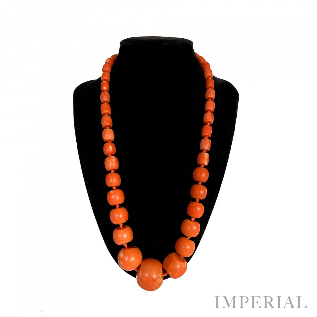 A MOMO CORAL NECKLACE, 134.5 GRAMS (1 of 1)